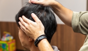 頭皮診断の写真